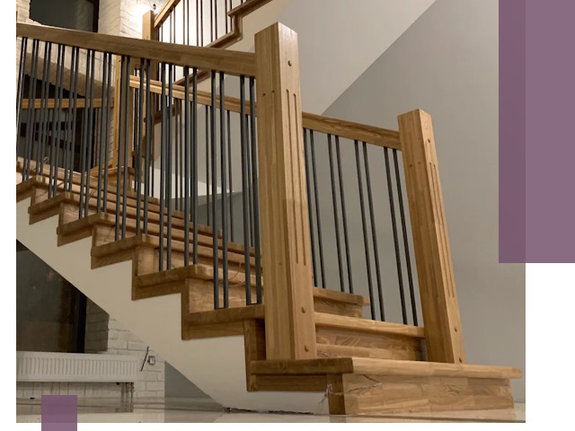 Реставрация деревянных и металлических лестниц в Когалыме