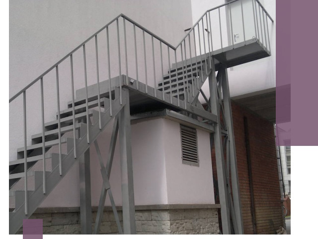 Монтаж пожарных лестниц под ключ в Когалыме с гарантией качества