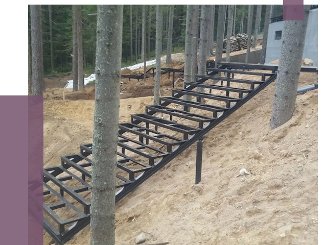 Монтаж металлических лестниц в Когалыме от 13698 руб. 