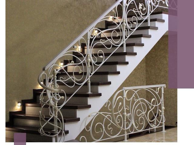 Кованые лестницы под ключ в Когалыме — изготовление и монтаж