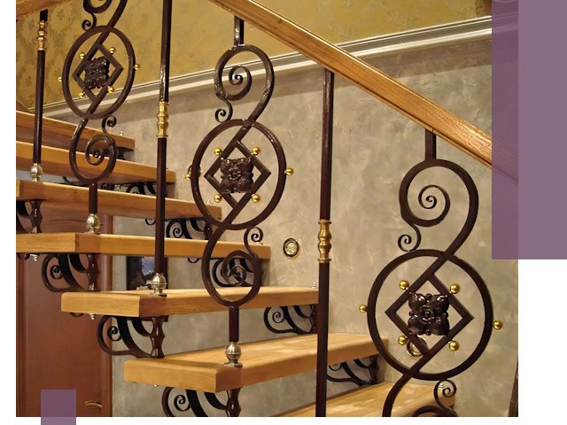 Изготовление кованых лестниц под ключ в Когалыме