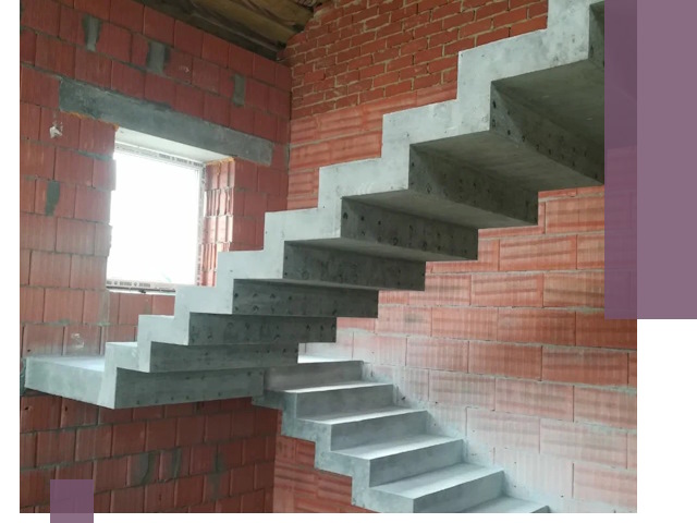 Бетонные лестницы под ключ в Когалыме: монтаж, демонтаж, ремонт