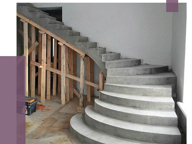 Изготовление бетонных лестниц под ключ в Когалыме от 20159 руб. | ПРОЛЁТ-Кгл
