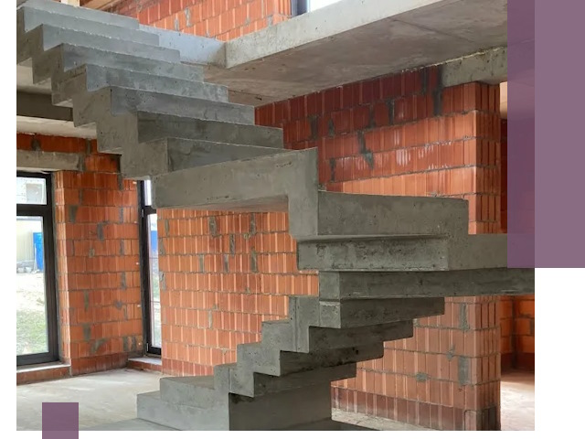 Изготовление бетонных лестниц под ключ в Когалыме