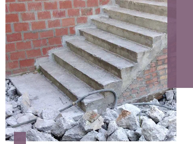 Демонтаж бетонных лестниц в Когалыме: быстро и безопасно