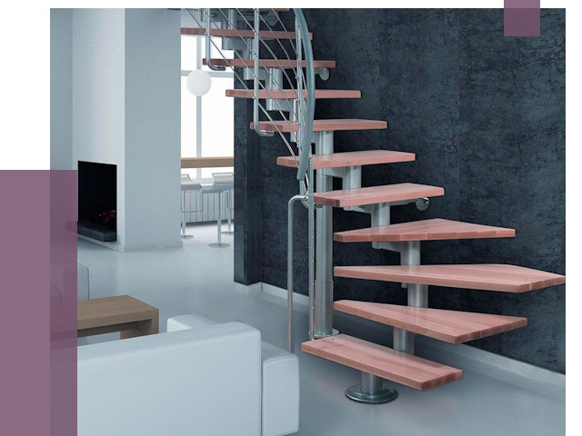 Модульные лестницы в Когалыме от 17058 руб. — купить в ПРОЛЁТ-Кгл