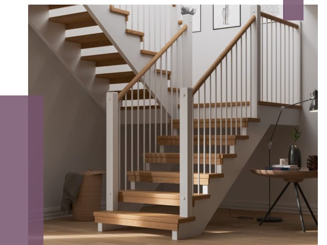 Маршевые лестницы в Когалыме от 38509 руб. — монтаж | ПРОЛЁТ-Кгл