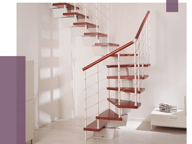 Изготовление лестниц на больцах в Когалыме от 9821 руб. | ПРОЛЁТ-Кгл