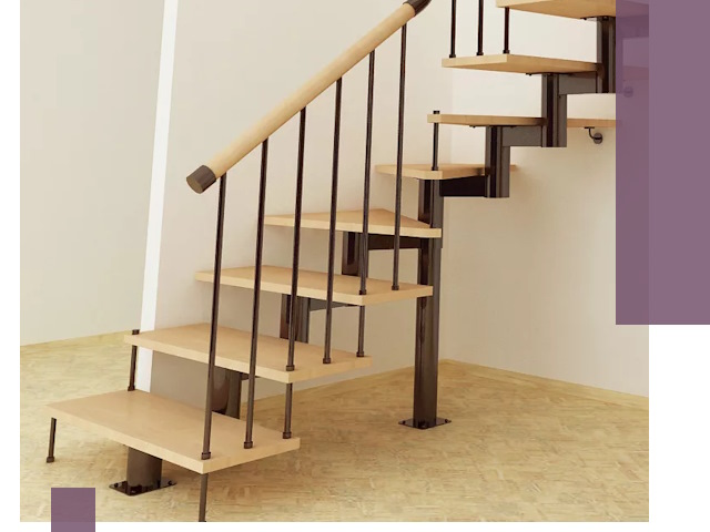 Монтаж лестниц на больцах в Когалыме — быстро и надежно