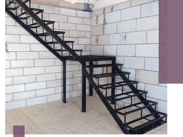 Лестницы на металлокаркасе под ключ в Когалыме — изготовление и монтаж