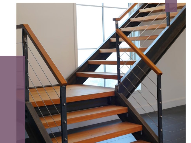 Изготовление лестниц на металлокаркасе в Когалыме от 19125 руб. | ПРОЛЁТ-Кгл
