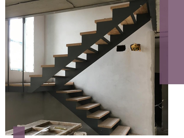 Изготовление лестниц на металлокаркасе в Когалыме от производителя