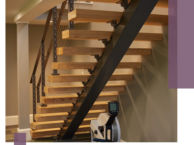 Лестницы на монокосоурах под ключ в Когалыме - изготовление и монтаж