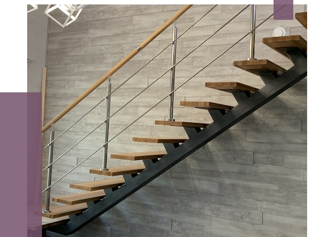 Изготовление лестниц на монокосоуре в Когалыме от 77018 руб. 