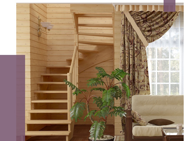 Лестницы для дачи в Когалыме от 76760 руб.  | ПРОЛЁТ-Кгл