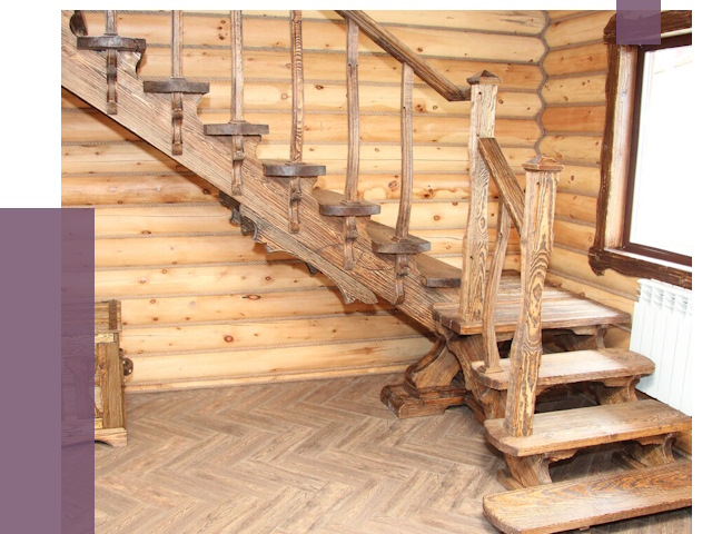 Лестницы в баню в Когалыме от 19332 руб. — изготовление | ПРОЛЁТ-Кгл