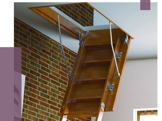 Установка чердачной лестницы в Когалыме от 7909 руб. | ПРОЛЁТ-Кгл