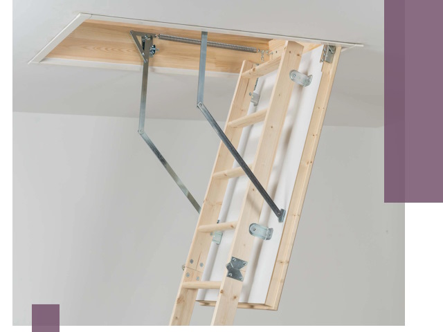 Установка чердачной лестницы под ключ в Когалыме