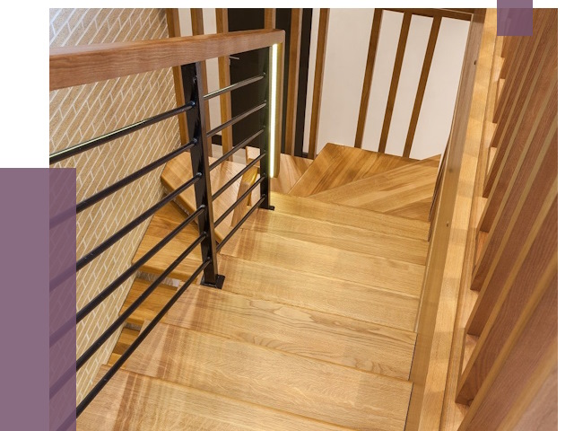 Лестницы из ясеня в Когалыме под ключ от 10131 руб. 