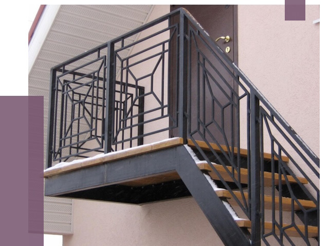 Металлические перила в Когалыме от 4342 руб.  | ПРОЛЁТ-Кгл