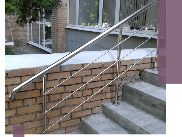 Перила из нержавеющей стали высокого качества в Когалыме