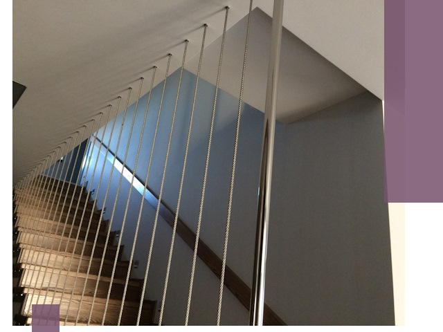 Тросовые перила под ключ в Когалыме — производство и монтаж