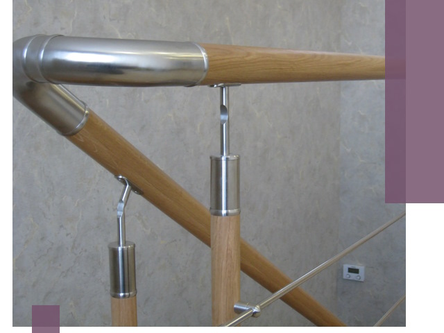 Комбинированные перила на заказ в Когалыме — монтаж и производство