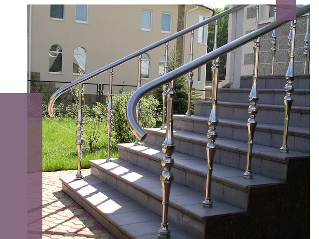 Перила для крыльца в Когалыме от 10855 руб. — монтаж ПРОЛЁТ-Кгл