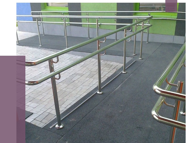 Ограждения пандусов в Когалыме от 4394 руб. монтаж | ПРОЛЁТ-Кгл