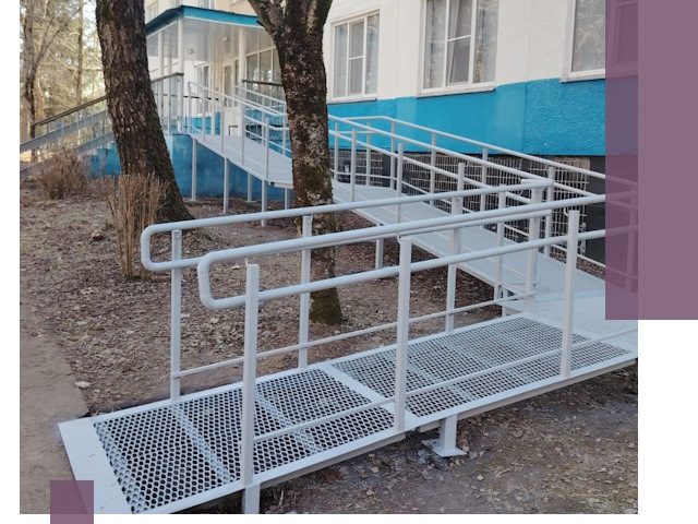 Пандусы под ключ в Когалыме: изготовление, монтаж и демонтаж