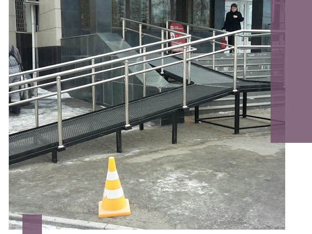 Стационарные пандусы под ключ в Когалыме — изготовление и монтаж