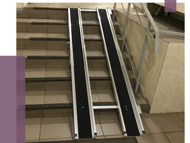 Установка пандуса в подъезд в Когалыме от 8064 руб. под ключ | ПРОЛЁТ-Кгл