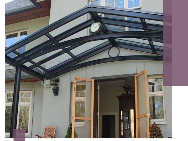 Изготовление и монтаж навесов и козырьков в Когалыме