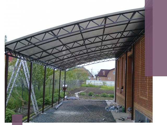 Профессиональный монтаж навесов под ключ в Когалыме