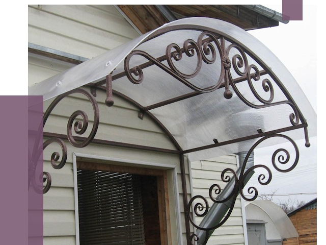 Изготовление козырьков в Когалыме от 7443 руб. — заказать | ПРОЛЁТ-Кгл