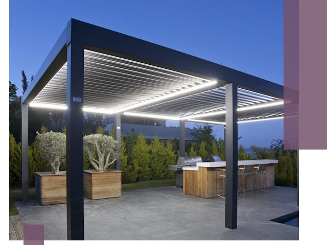 Навесы отдельно стоящие под ключ в Когалыме из металла и поликарбоната