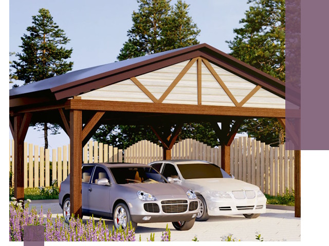 Навесы для автомобиля в Когалыме — изготовление и монтаж