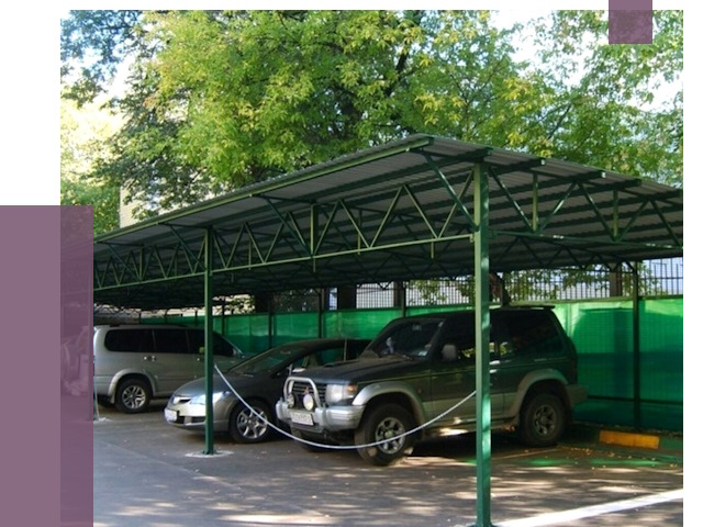 Навесы для парковки в Когалыме от 81153 руб. заказать | ПРОЛЁТ-Кгл