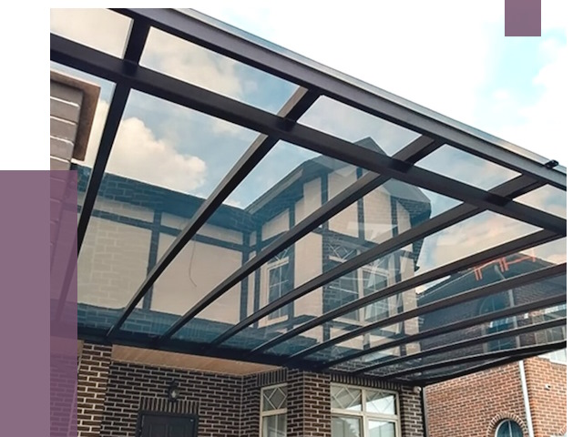 Навесы из поликарбоната в Когалыме от 8705 руб. под ключ — ПРОЛЁТ-Кгл