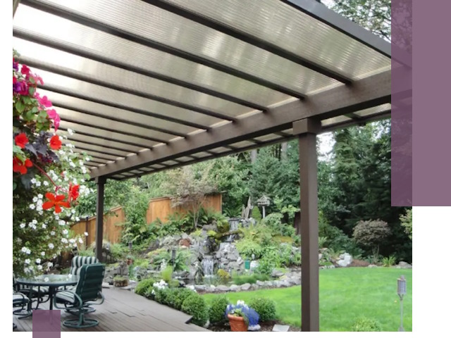 Навесы из поликарбоната под ключ в Когалыме быстро и надёжно