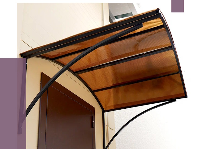 Недорогие козырьки в Когалыме от 7671 руб.  | ПРОЛЁТ-Кгл