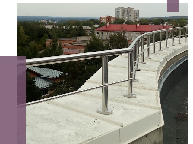 Парапеты и ограждения кровли в Когалыме от 5014 руб. 