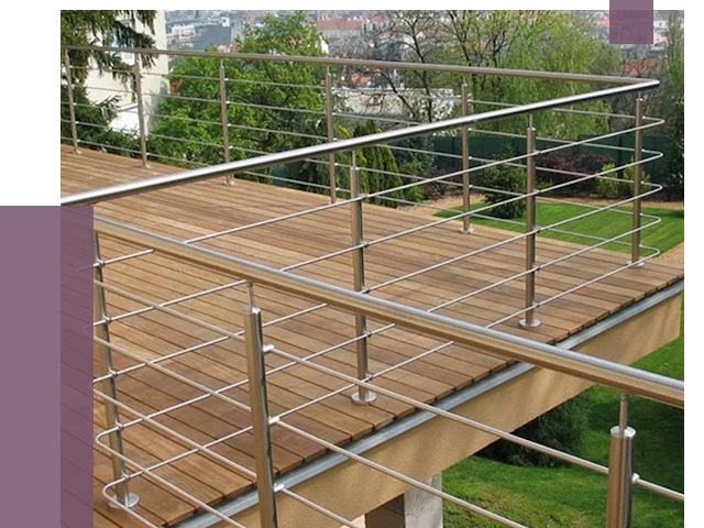 Алюминиевые парапеты в Когалыме под ключ от 7857 руб. 