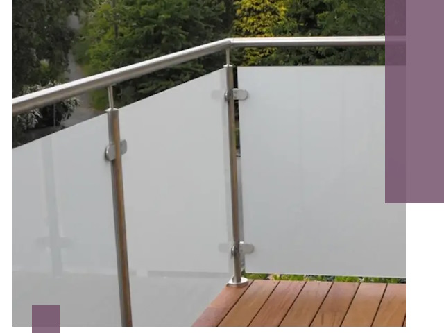 Алюминиевые парапеты для балконов и террас в Когалыме