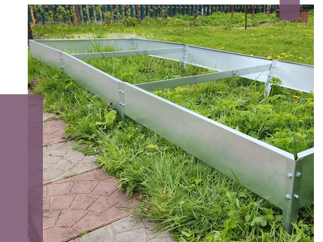 Металлические бордюры для грядок в Когалыме от 1809 руб.