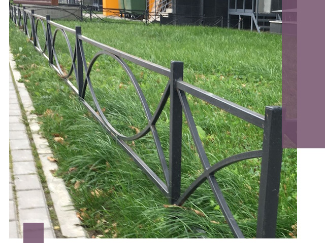 Газонные ограждения из металла в Когалыме — монтаж и продажа