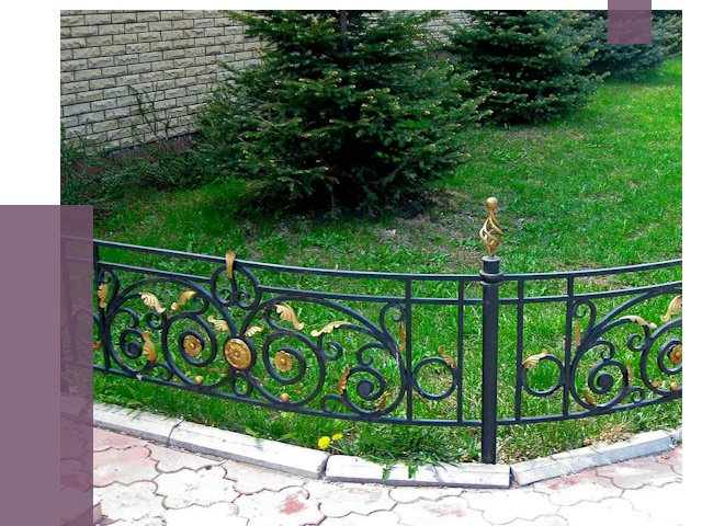 Кованые газонные ограждения в Когалыме от 7702 руб. — ПРОЛЁТ-Кгл