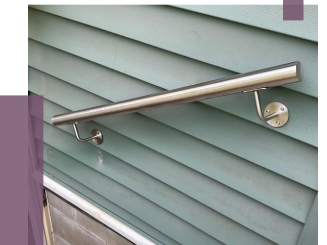 Поручни из нержавеющей стали в Когалыме от 7754 руб.  | ПРОЛЁТ-Кгл